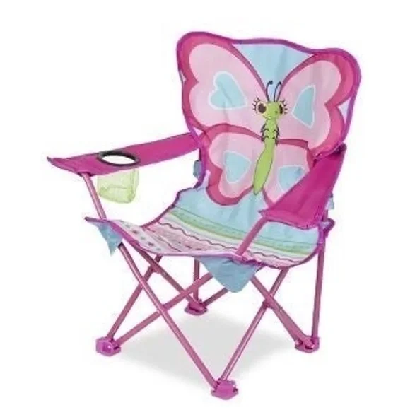 Melissa & Doug Sunny Patch Butterfly Folding Chairs - Picture 3 of 7